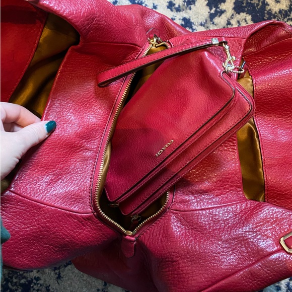 Plum Coach Boho Bag & Wallet (NEW) - Picture 5 of 5